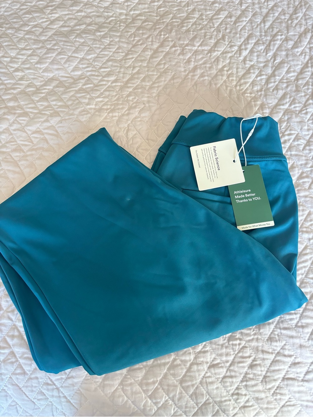 Halara Teal Active Leggings with Tags